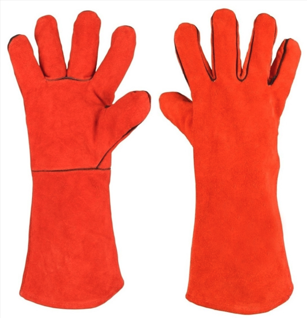 LEATHER GLOVES WITH PIPING